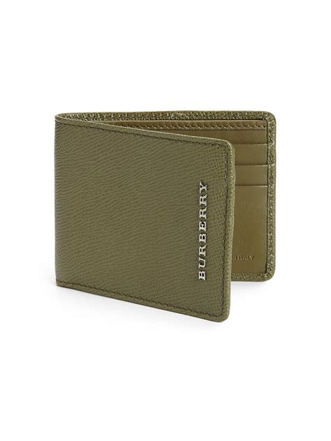 burberry green wallet|burberry wallet for men's.